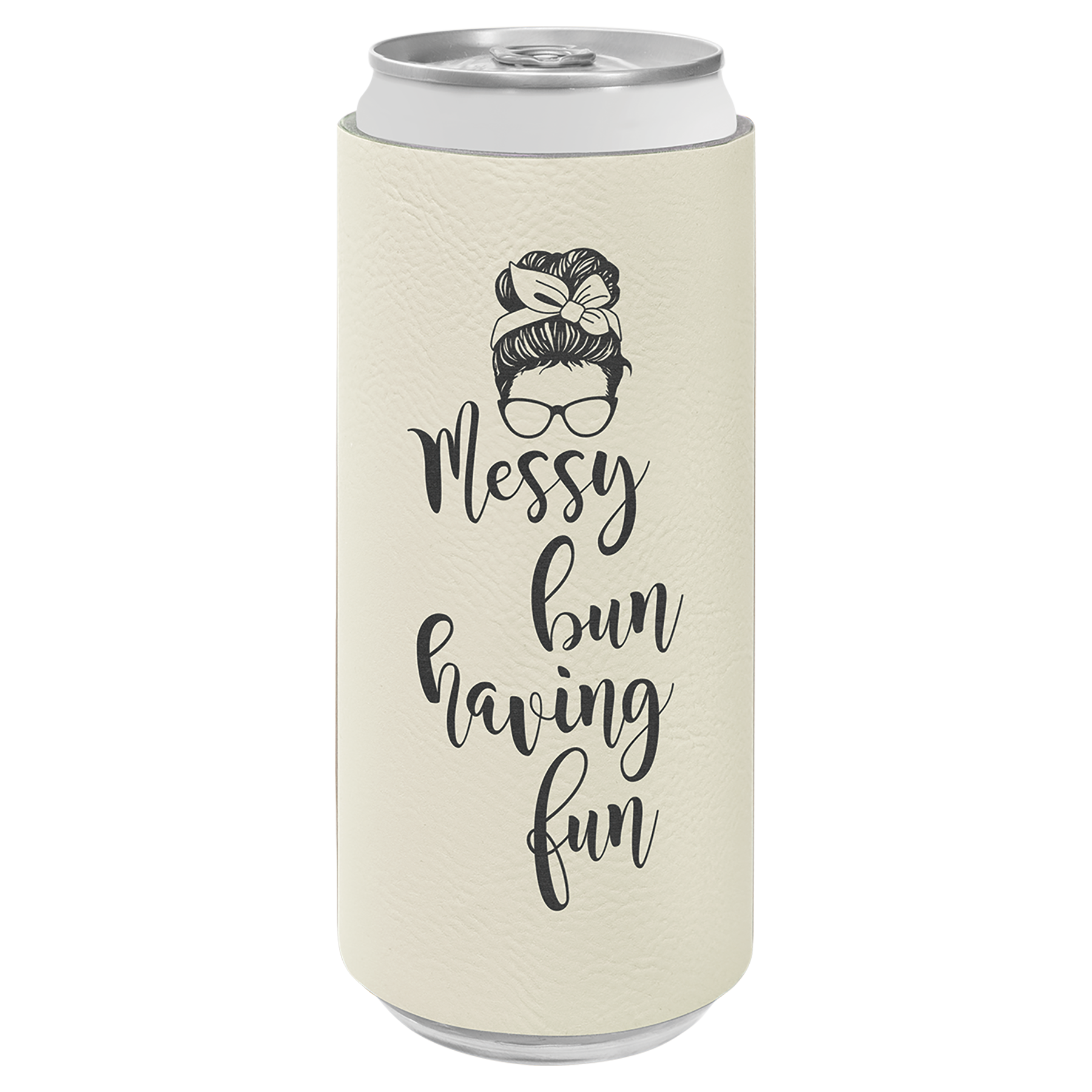 Leather Slim Can Coozie - Image 6