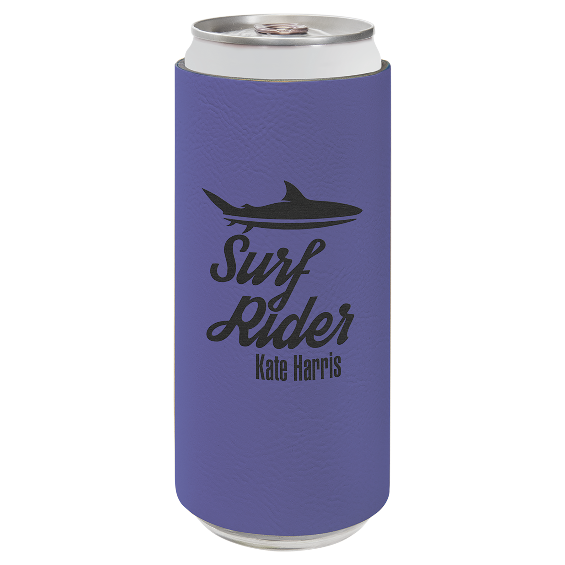 Leather Slim Can Coozie - Image 5