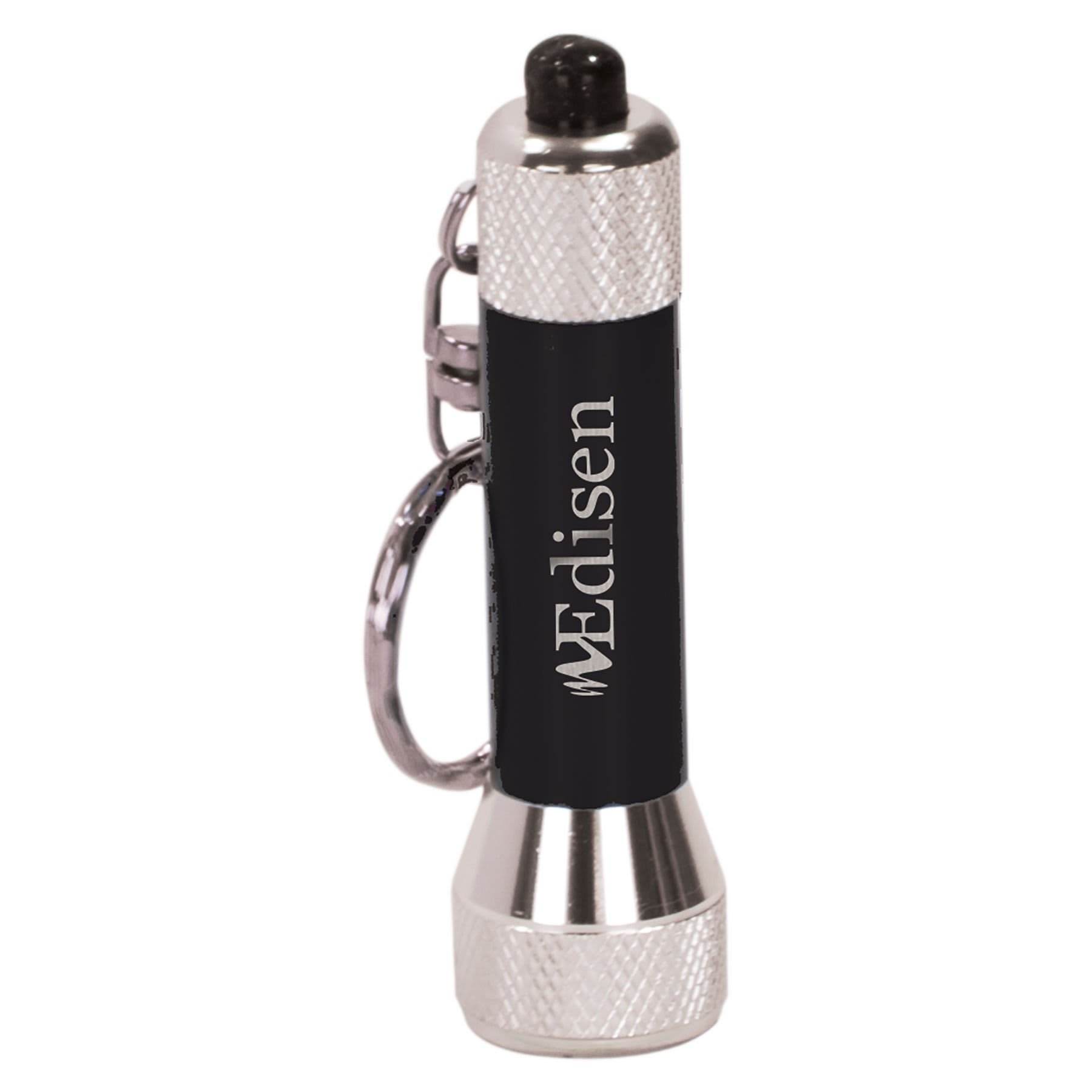2 3/4″ 5-LED Laserable Flashlight with Keychain