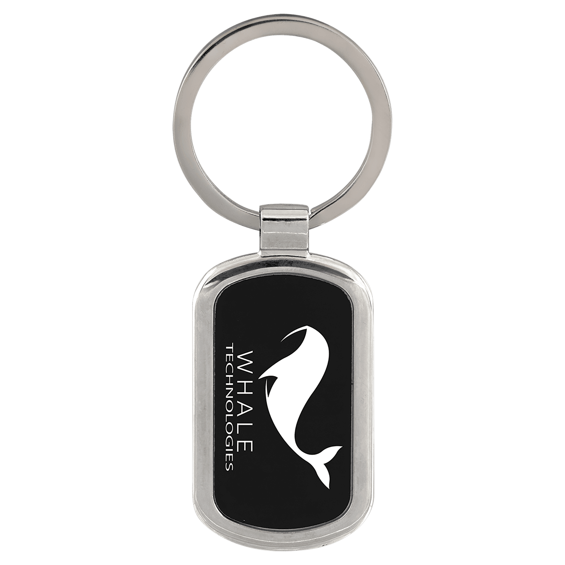 1 1/8″ x 1 7/8″ Laserable Rectangle Keychain