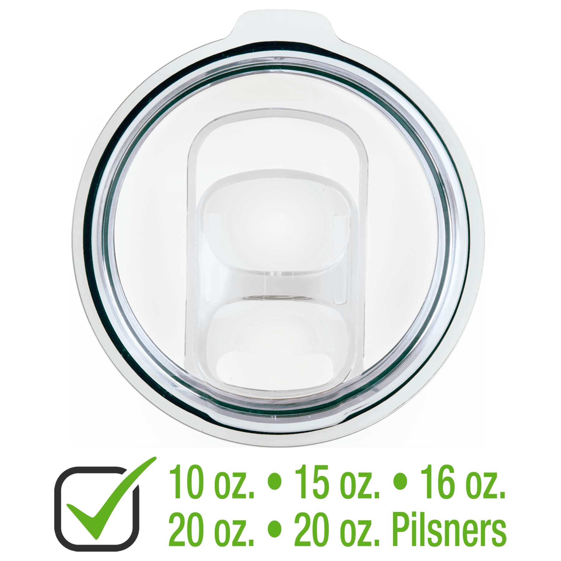 Slider Lid for 10, 15, 16, 20, Polar Camel Tumblers or 20 oz. Pilsners