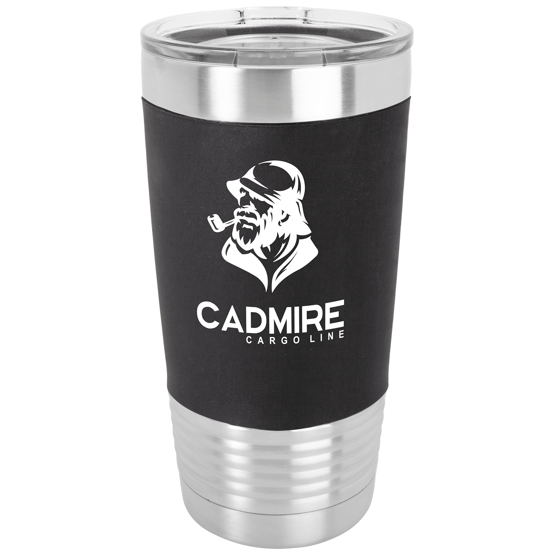 Polar Camel 20 oz. Tumbler with Silicone Grip and Clear Lid